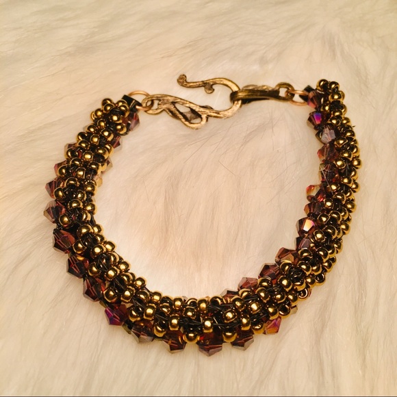 Beautiful hand crafted beaded bracelet - Picture 2 of 4